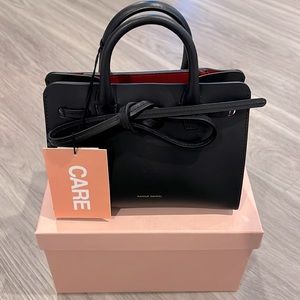 Mansur Gavriel Black Mini Mini Sun Bag - Flamma